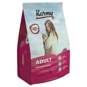 Сухой корм Karmy Adult Cat для взрослых кошек, с курицей