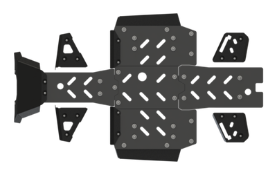 Комплект защиты днища комбинированная (алюминий/пластик) для CFORCE 600 ADVANCED EPS/600 OVERLAND EPS