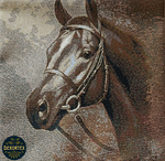 Декоративный гобеленовый чехол для интерьерной подушки Ветер 38*38