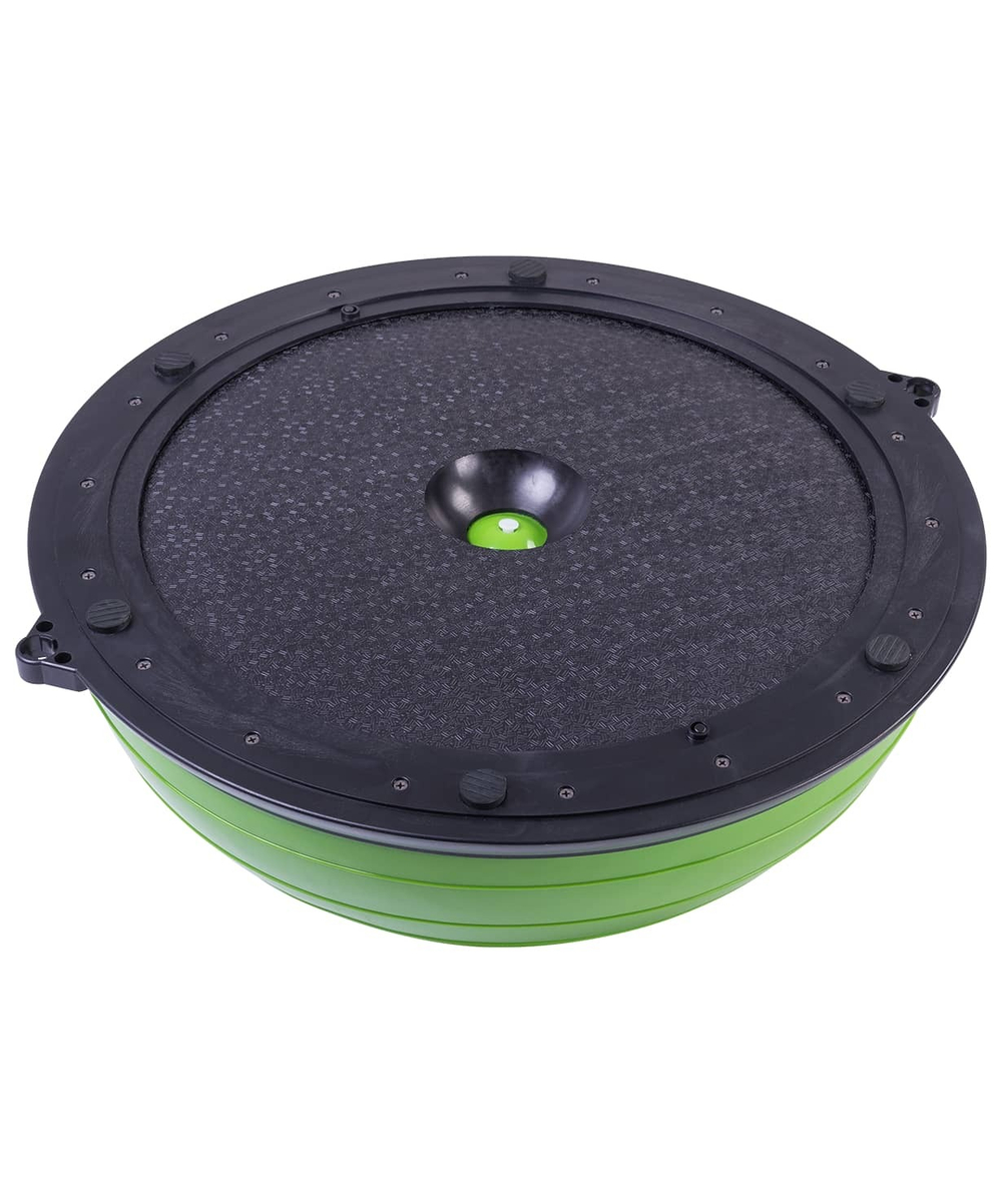 Полусфера "BOSU" GB-501 с эспандерами, с насосом, зеленый