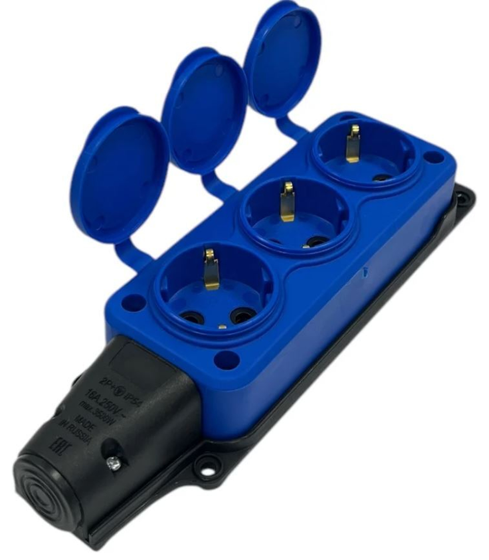 Удлинитель силовой iTOK i-CONNECT-COLOR-SUR-PVS-215-3-54-50-BLUE