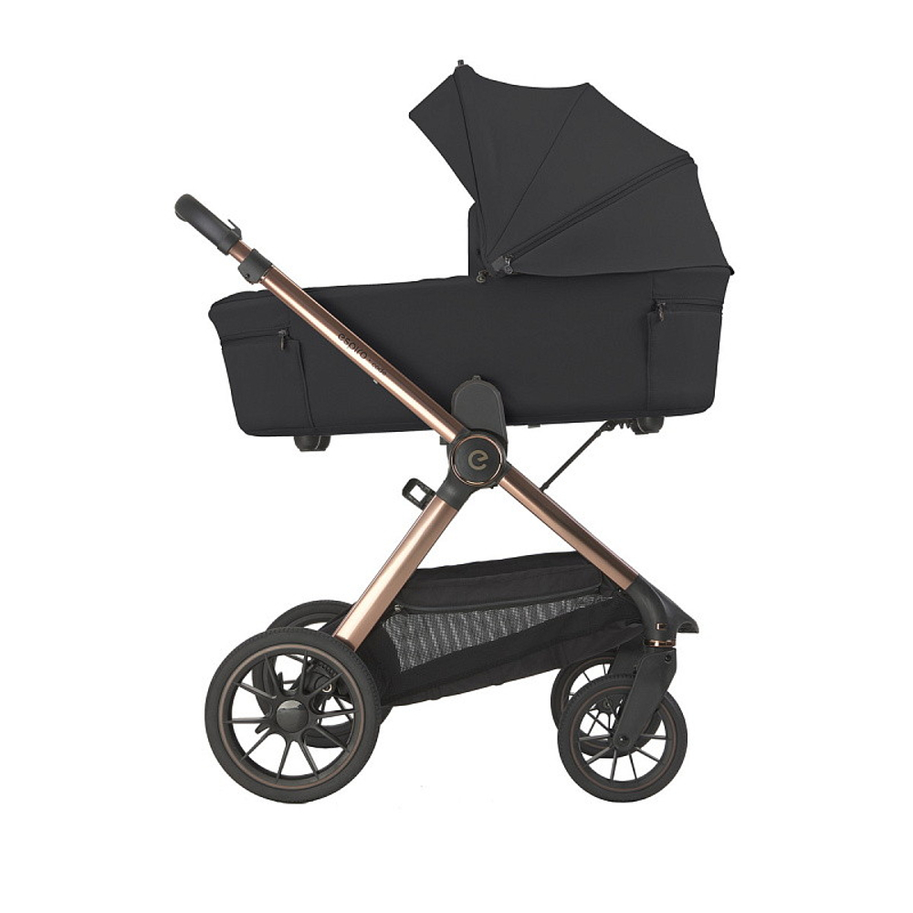 Детская коляска 3 в 1 Espiro Code 2025 и автокресло Pi Beige 10 clever black/Бежевый (Beige 109)