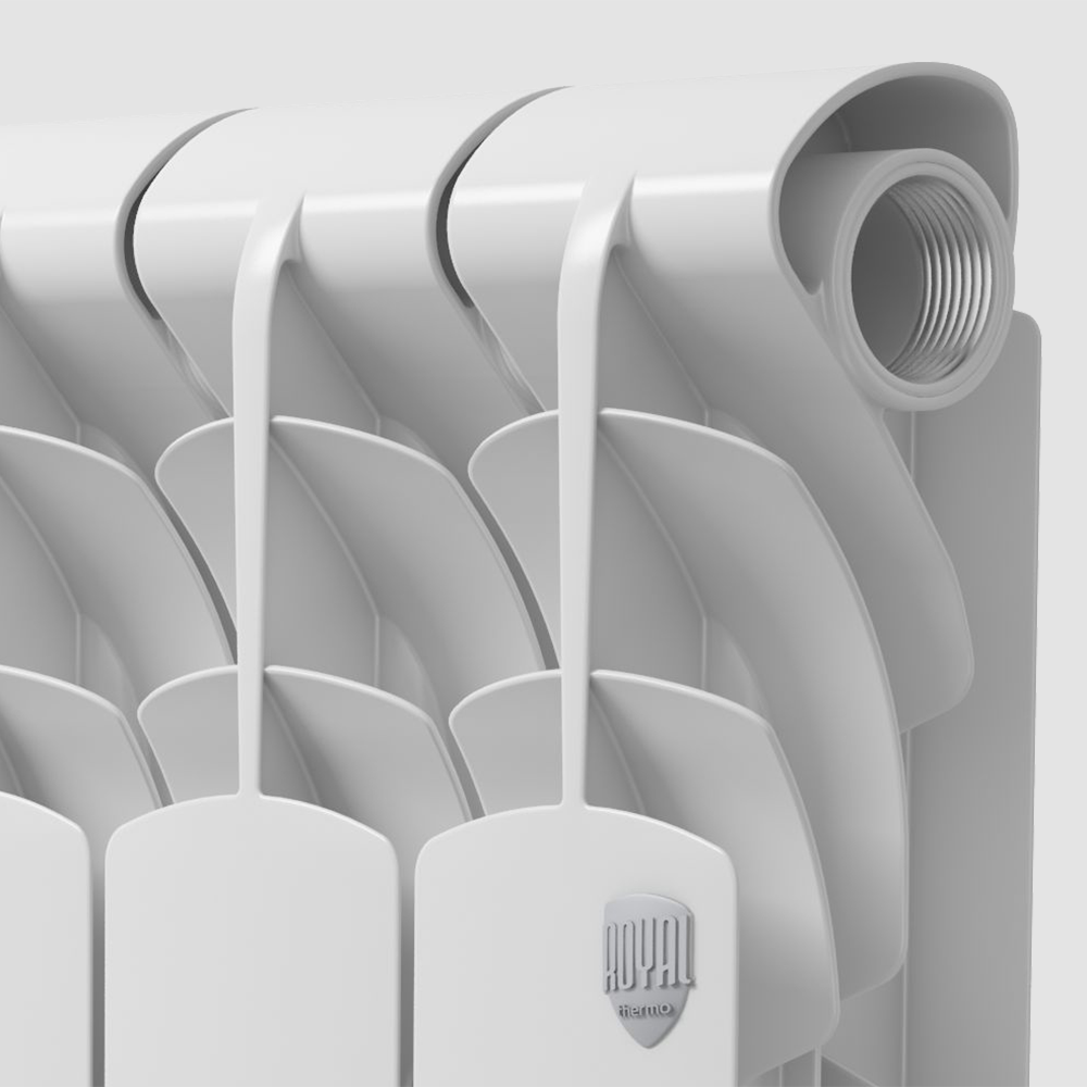 Алюминиевый радиатор отопления Royal Thermo Revolution 350 (14 секций)