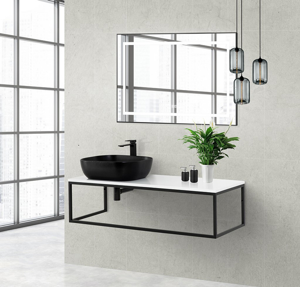 Столешница под раковину BelBagno 120 EK-120-AS-BL-L Bianco Lucido