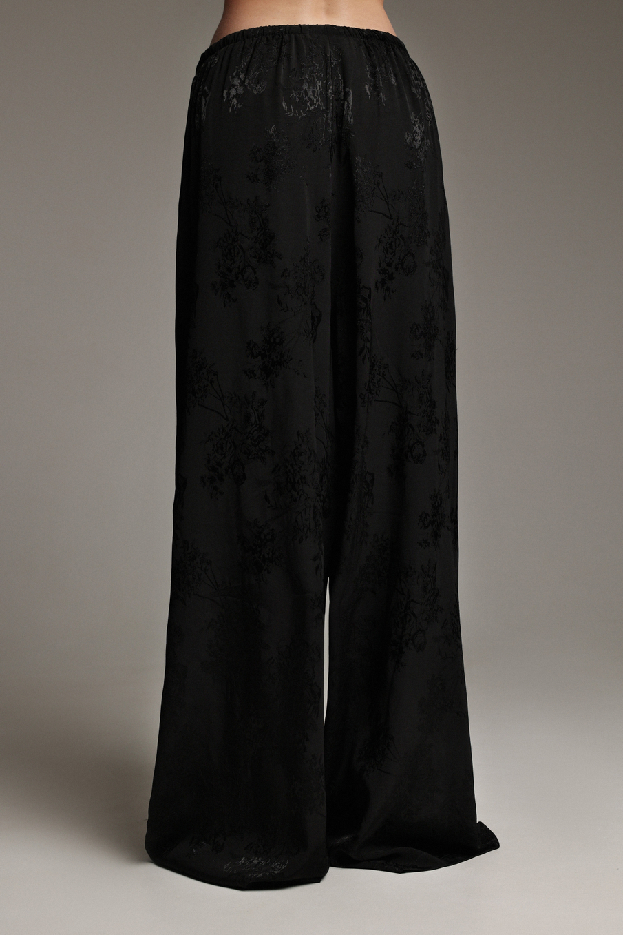 Брюки из жаккарда