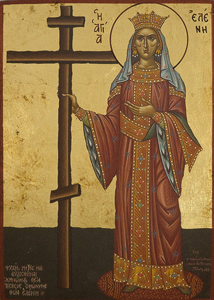 Икона св. равноап. Елена: 205х140 (Греция)