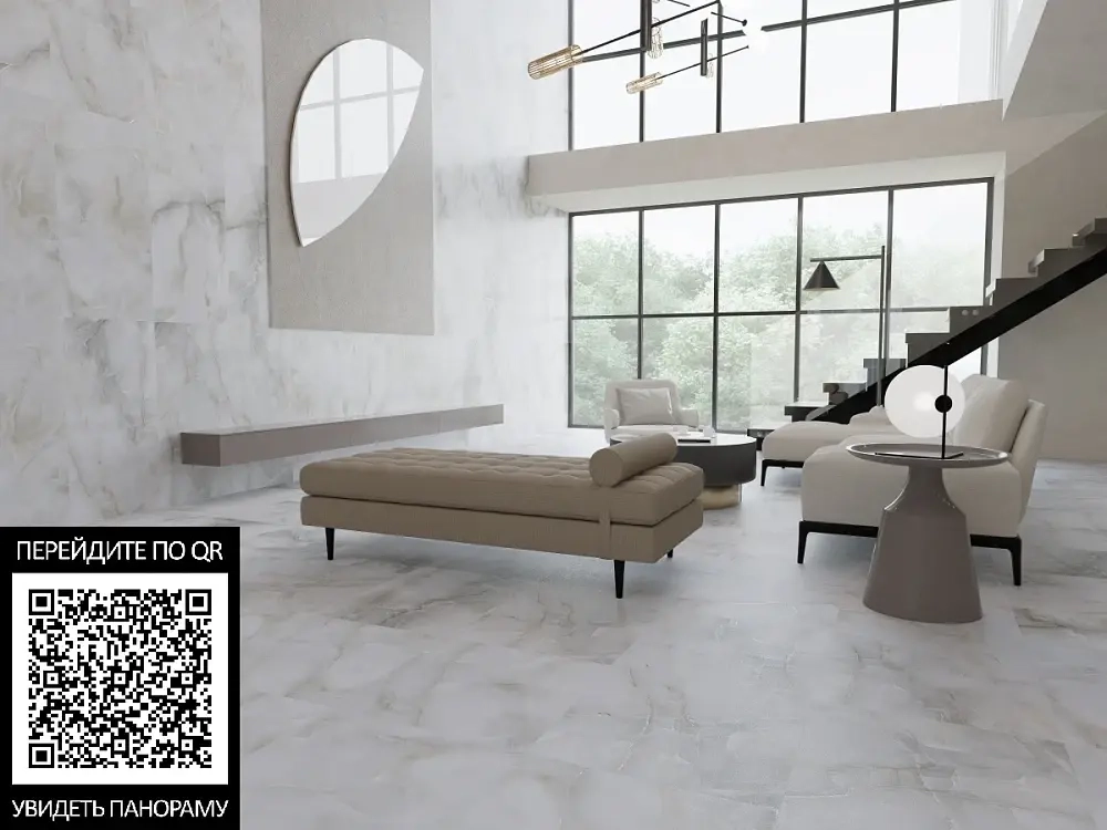 Керамогранит Primavera Latur White Carving 60х120 см (CR225)