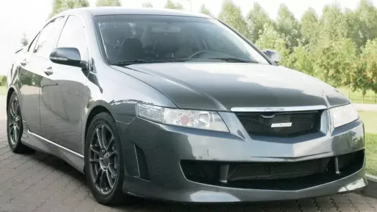 Накладки на пороги Mugen V.1 для Honda Accord 7
