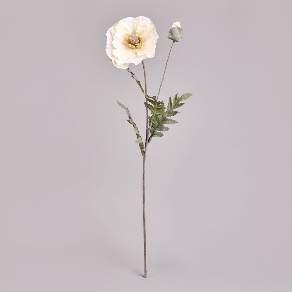 ЦВЕТОК ИСКУССТВЕННЫЙ "МАК" ВЫСОТА=72СМ. (МАЛ=24 ШТ/КОР=96ШТ.)