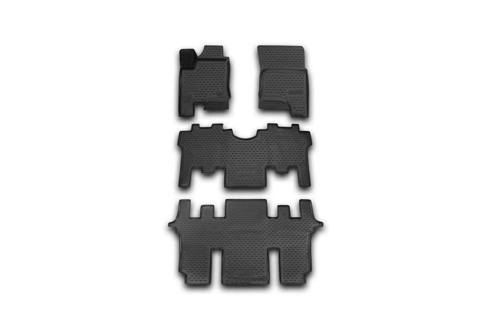 Коврики 3D в салон SSANG YONG Stavic 2013-, 4 шт. (полиуретан) Element.NLC.3D.61.04.210K