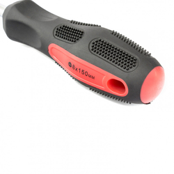 Отвертка Anti-Slip, SL8 х 150 мм, CrV, двухкомпонентная рукоятка Matrix