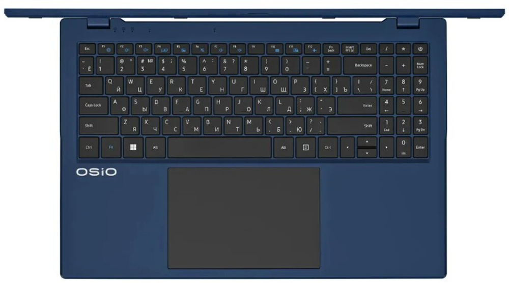 Ноутбук  OSIO BaseLine B150i-002c 15.6 ", N, 8 Гб RAM, 512 Гб SSD, UHD Graphics, Синий