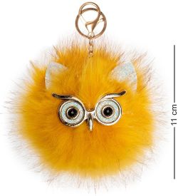 ЯЛ-13-40/ 7 Брелок «Совенок-пушистик» желтый