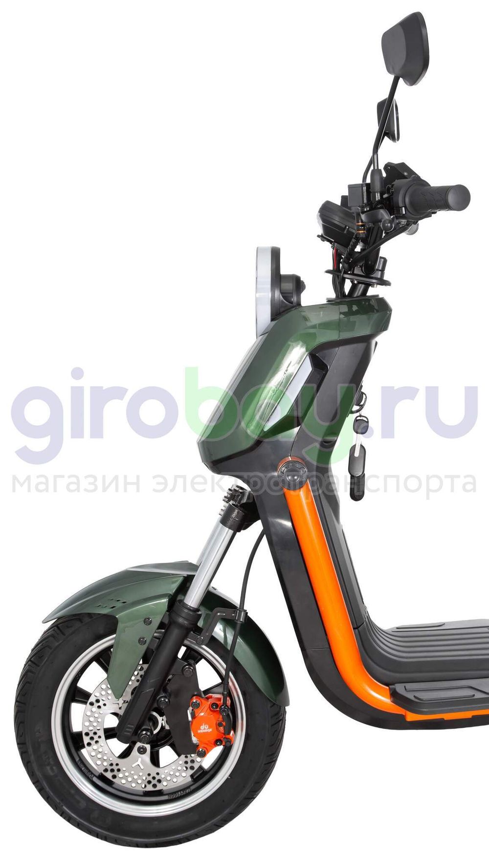 Электроскутер WENBOX U2 1500W (60V/45Ah) - Зелёный фото №11