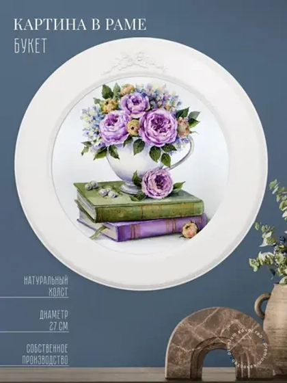 Картина на стену интерьерная на холсте 27 см