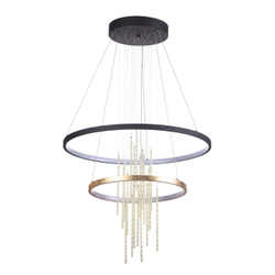 3901/63L L-VISION ODL20 521 золотистый/стекло/металл Подвесной светильник LED 4000K 63W 220V MONICA