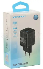 Зарядное устройство Vention FEQB0-EU USB Type-C, USB черный