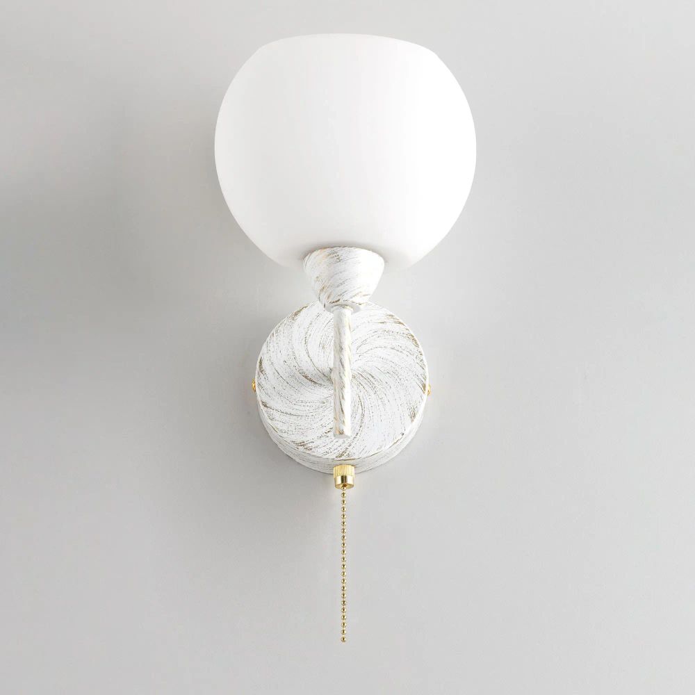 Citilux Флорида CL148310 Бра с выключателем Белое с патиной