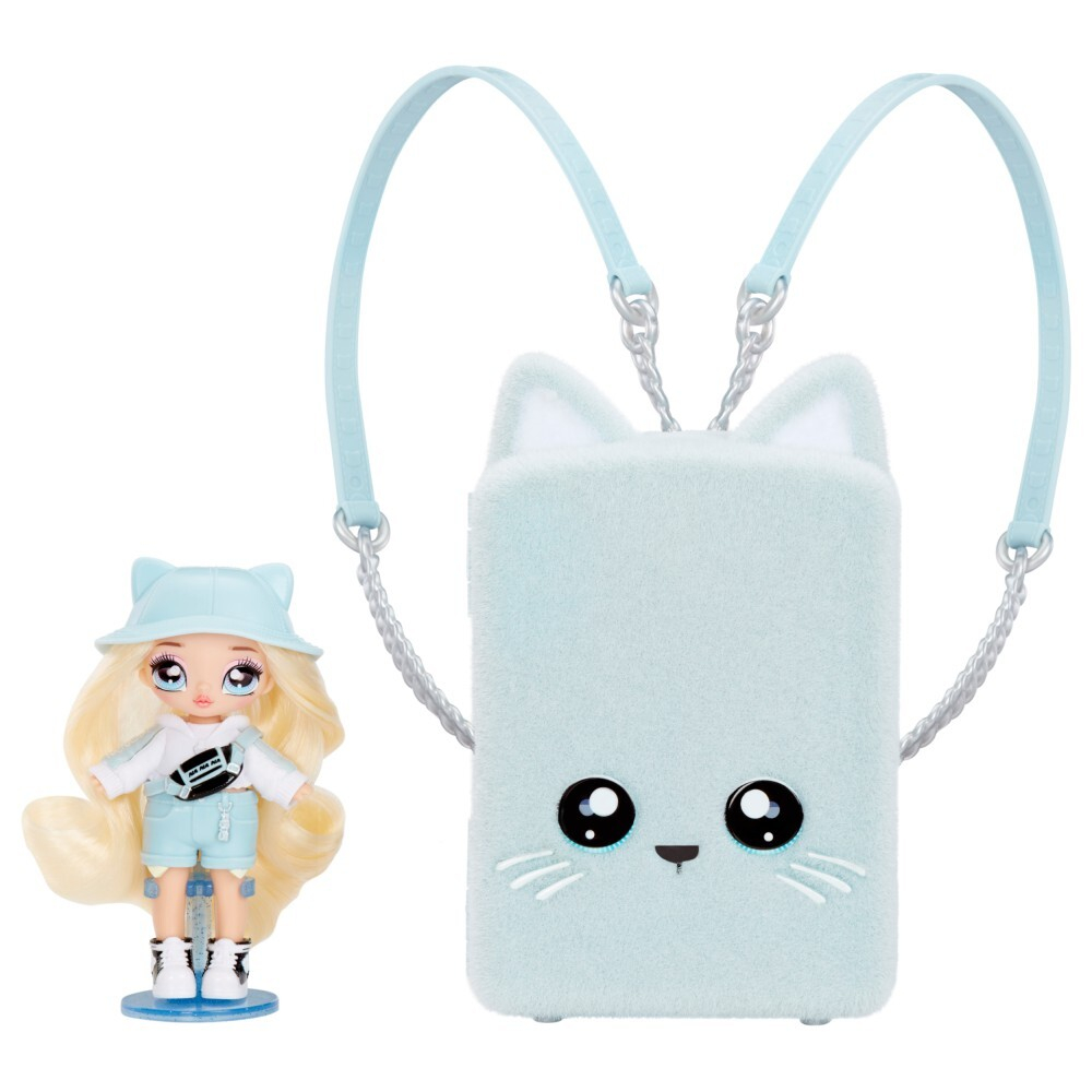 На! На! На! Сюрприз — синий рюкзак Khloe Kitty + модная мини-кукла 592341 / артикул   587170 592341  / GTIN 035051592334