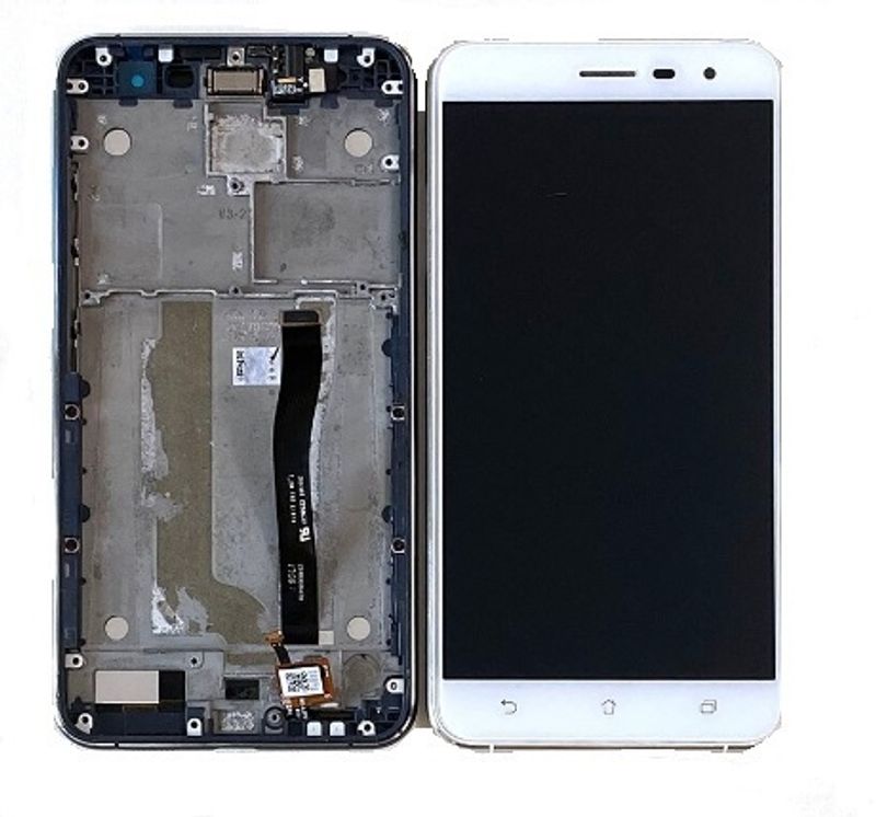 Дисплей для Asus ZE552KL в сборе с тачскрином на рамке (White)