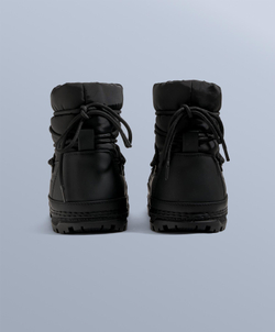 OYSHO Нейлоновые ботинки для апре-ски на шнуровке,черный