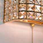 Citilux Портал CL324402 Бра хрустальное с выключателем Золото