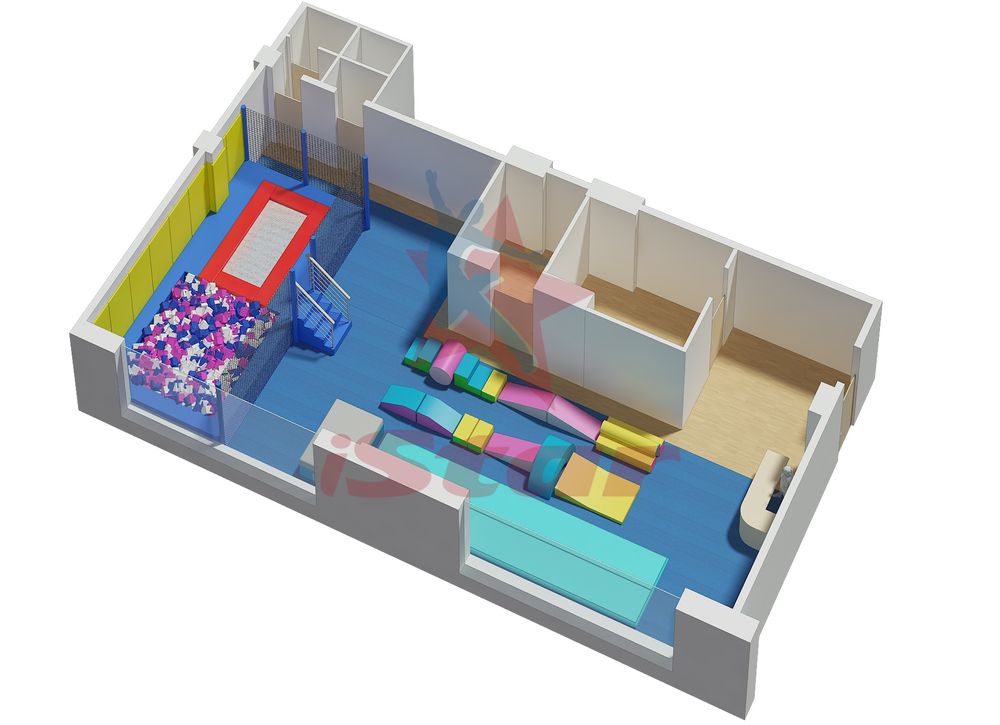 Гимнастический центр - план зала в Санкт-Петербурге