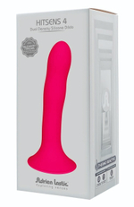 Ярко-розовый фаллоимитатор двойной плотности Hitsens 4 - 17,5 см. (Цвет: ярко-розовый)