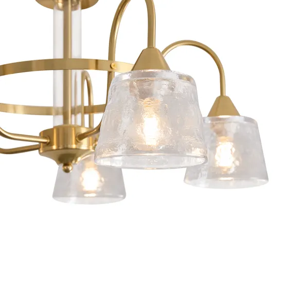 Люстра FR5522PL-05BS1 Карамель / Caramel E27x5 Freya fr5522pl-05bs1