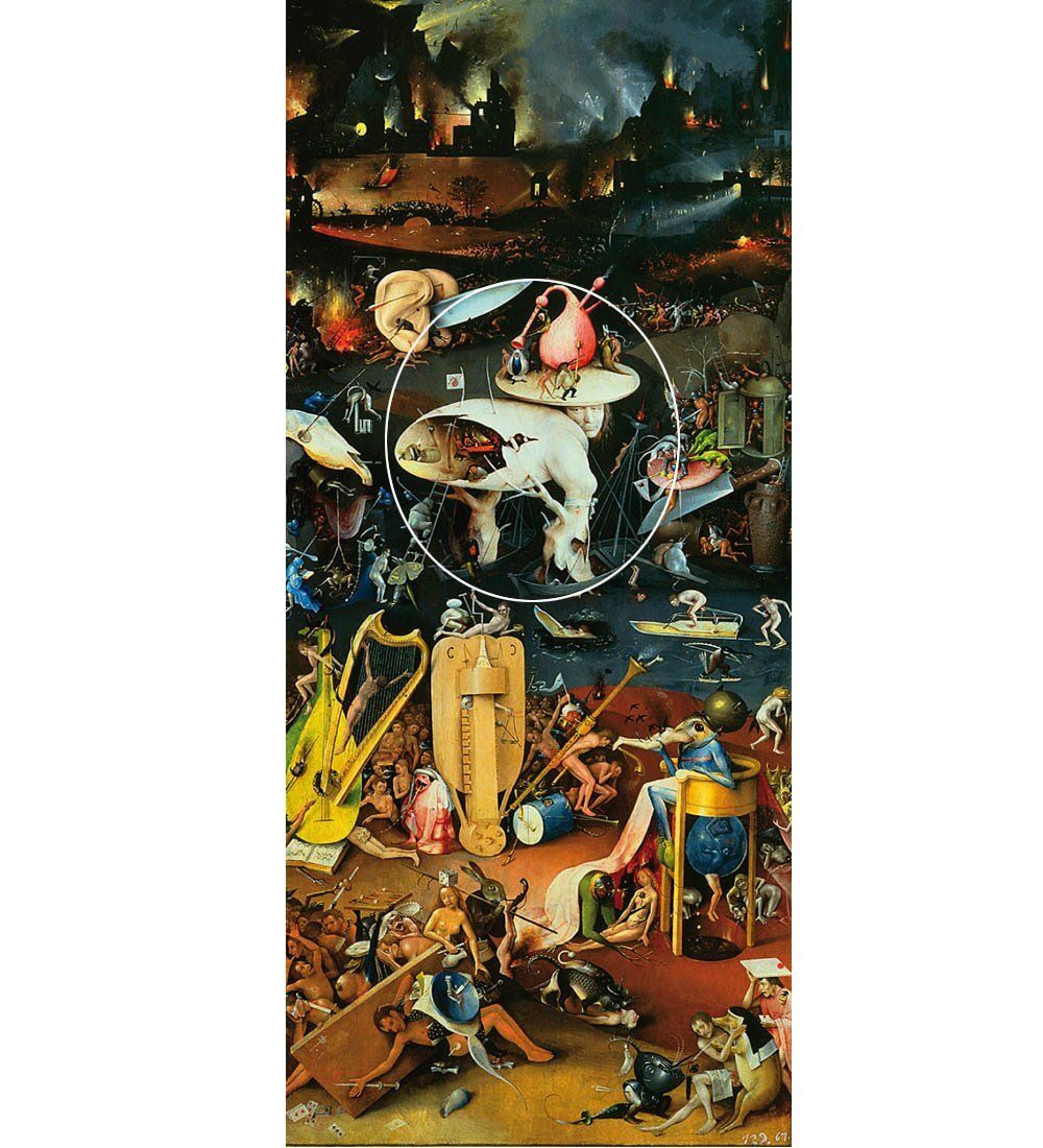 pr-JB01 Фрагмент триптиха «Сад земных наслаждений» И.Босх (Museum.Parastone)