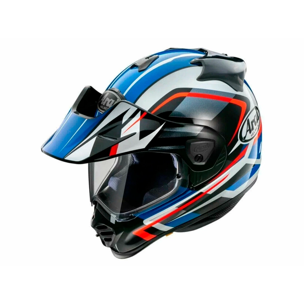 Шлем Arai Tour Cross X5 Discovery Blue, синий/белый/красный, размер L (RR)