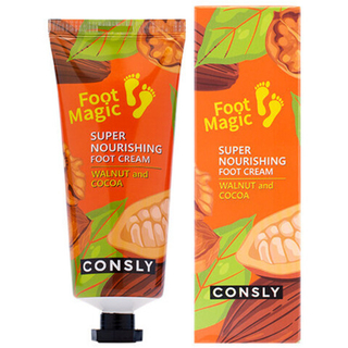 Крем для ног с экстрактом какао и грецкого ореха CONSLY Super Foot Cream Walnut And Cocoa 100 мл