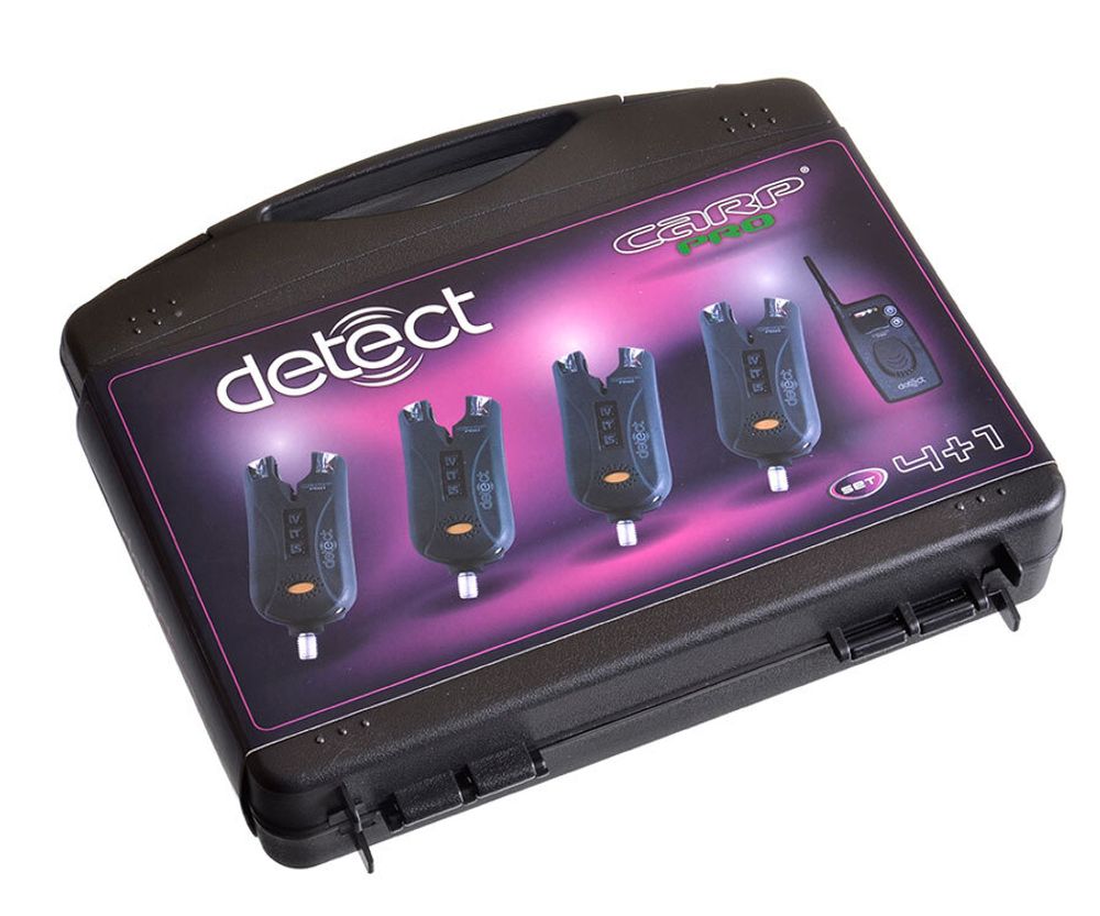 CARP PRO Набор сигнализаторов поклевки Detect 9V 4+1 электронный