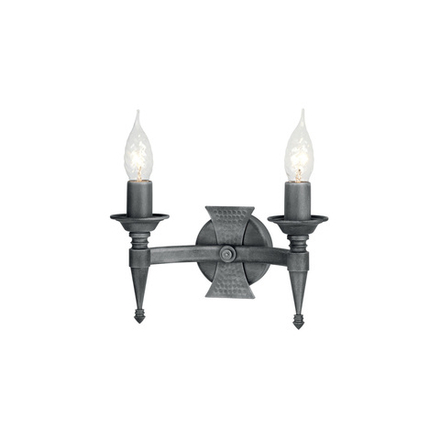 Бра SAX2-BLK-SIL Elstead Lighting