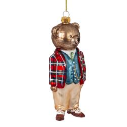 GAEM Украшение новогоднее "Медведь", L7,5 W6 H17 см