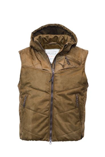 Жилет "Партизан" (Замша, корич)