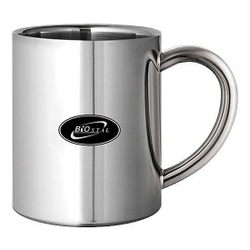 Термокружка Biostal (0,3 литра) c металлической ручкой