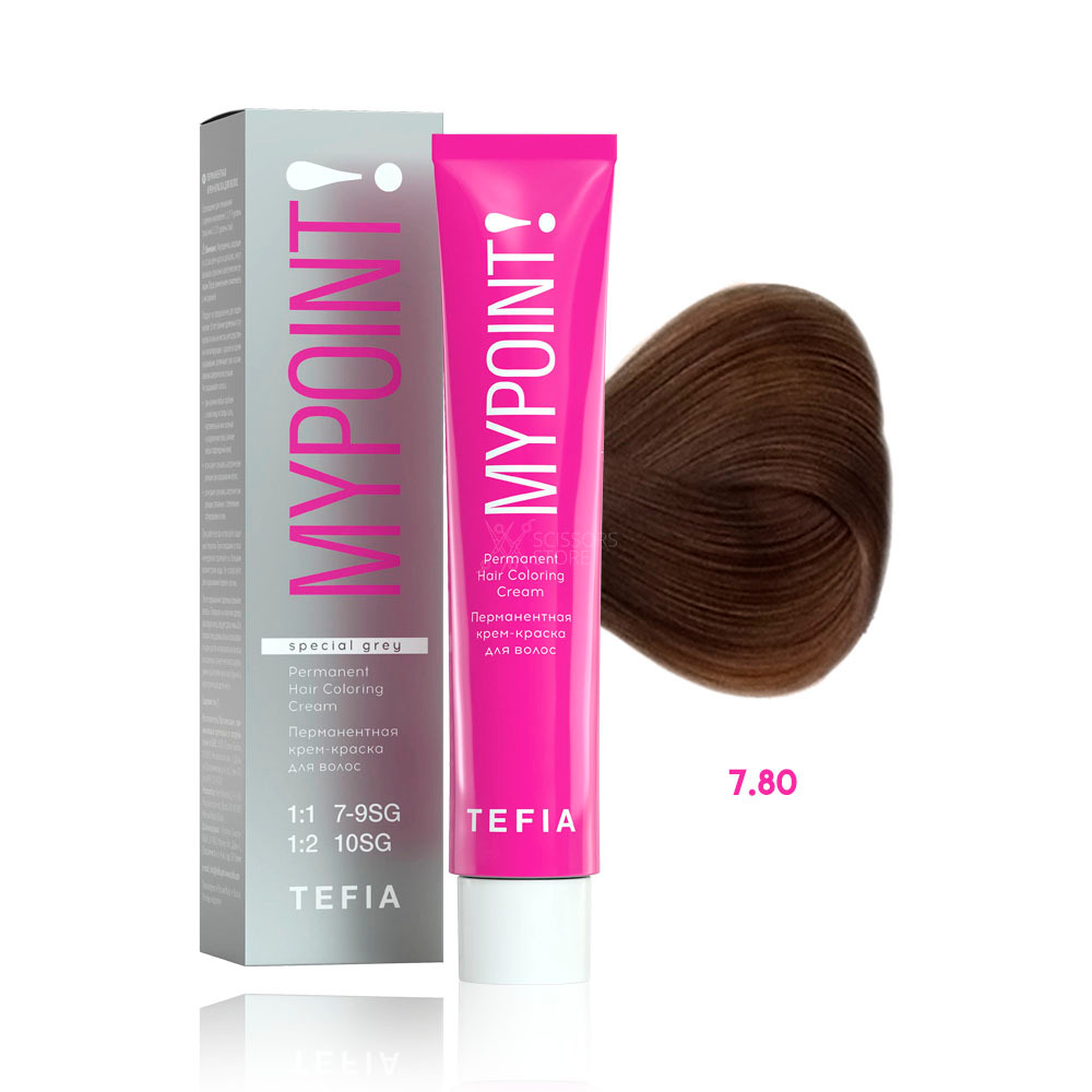 TEFIA Перманентная крем-краска для волос MYPOINT 60мл