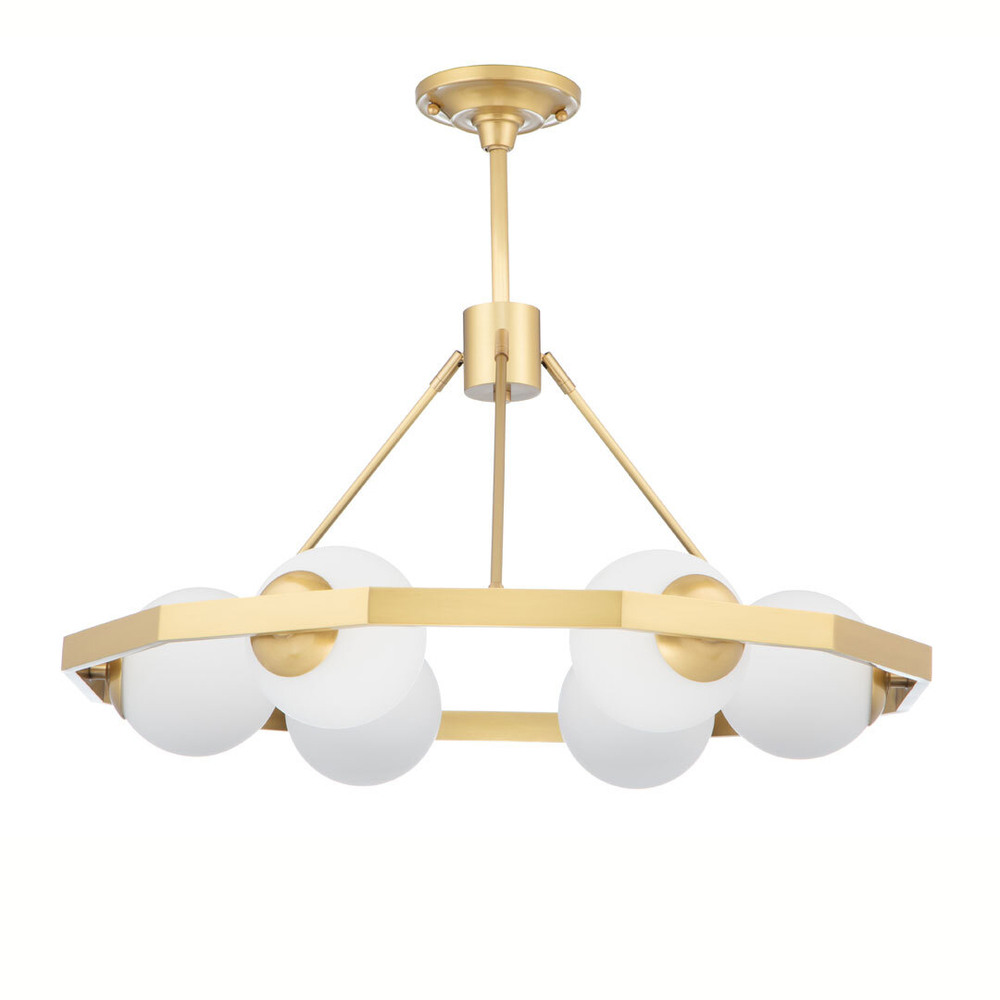 Люстра Cloyd KARASS C6 / Ø76 см - латунь (арт.10138)