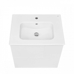 Комплект: Тумба под раковину Roca Pilar 60 подвесная, 2 ящика + раковина VICTORIA-N 600х460, белый (Z.RU93.1.044.6)