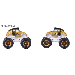 Машинка Majorette Volkswagen Beetle Gold Rockerz 2054033 03 монстр-трак 2054033 — фото 4