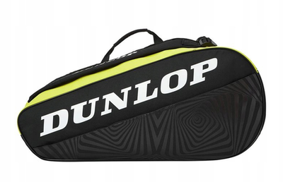 Сумка теннисная Dunlop Termobag SX Club 6 RKT - black/yellow