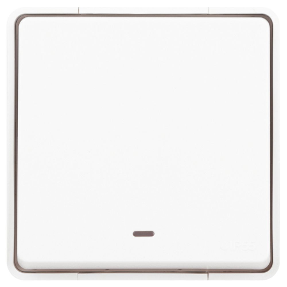 Переключатель ЭРА Эксперт 11-1507-01 с подсветкой IP55 10АХ-250В ОУ белый