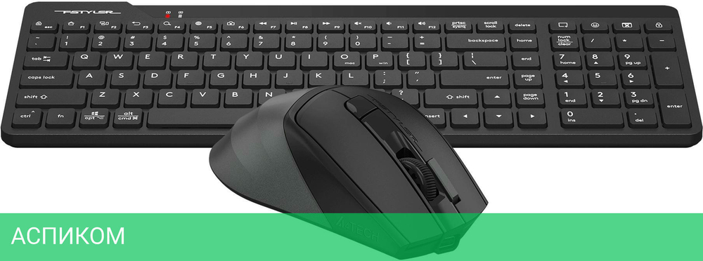 Набор периферии A4Tech Fstyler FG2400 Air 2 Black