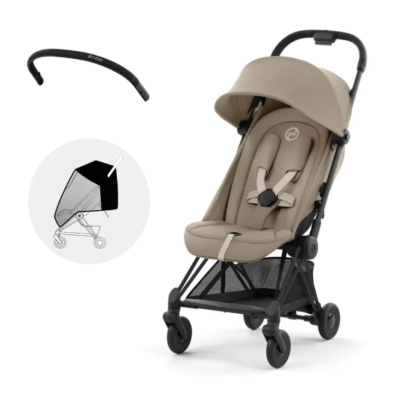 Прогулочная коляска Cybex Coya Cozy Beige Matt Black