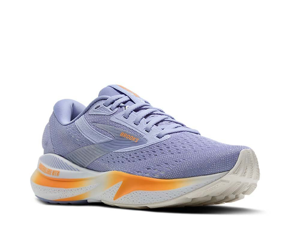 Кроссовки для бега женские Brooks Adrenaline GTS 24 Фиолетово-Оранжевые