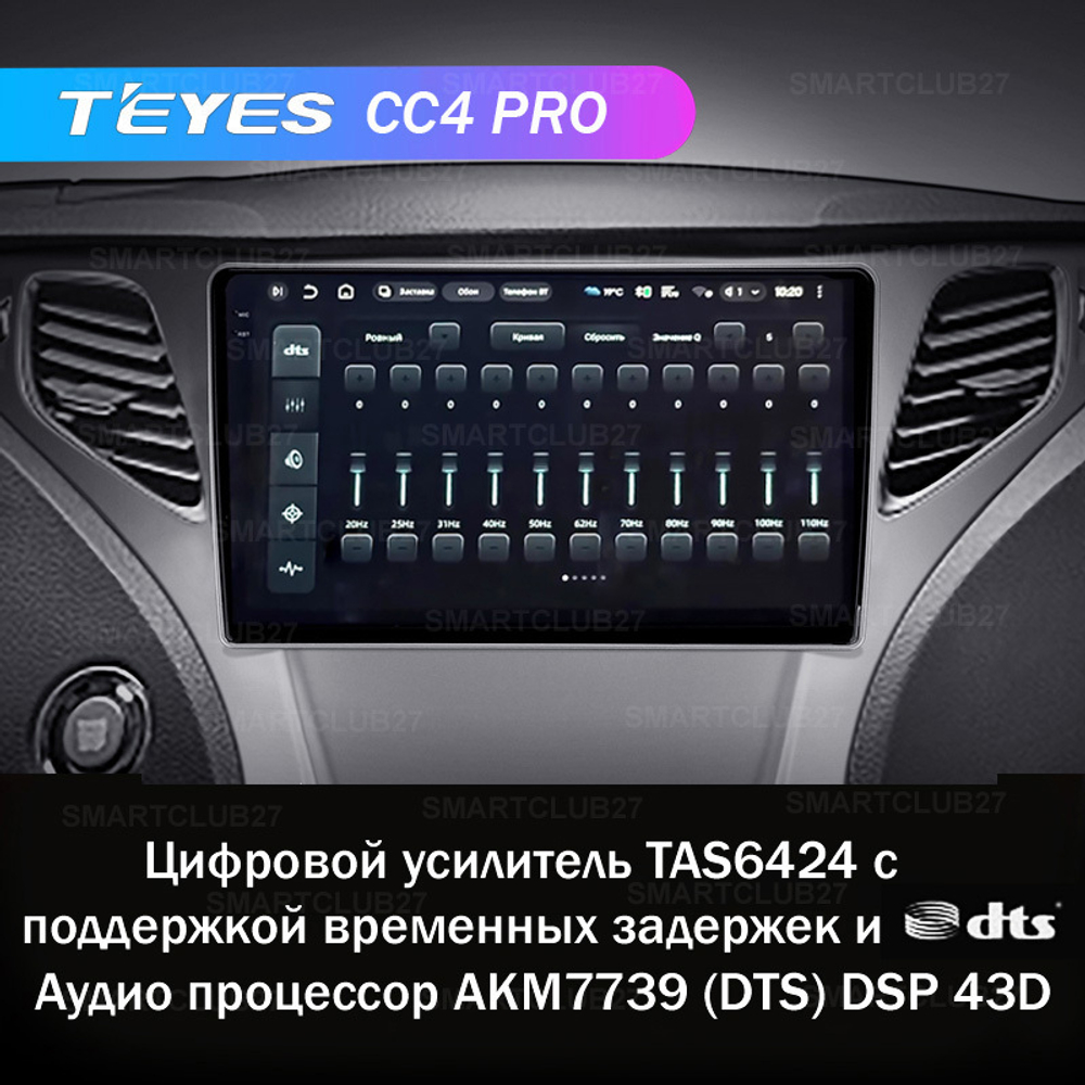 Teyes CC4 Pro 9" для Hyundai Azera II 2011-2014