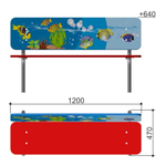 Скамья детская с рисунком «Море» Romana 302.09.00-04