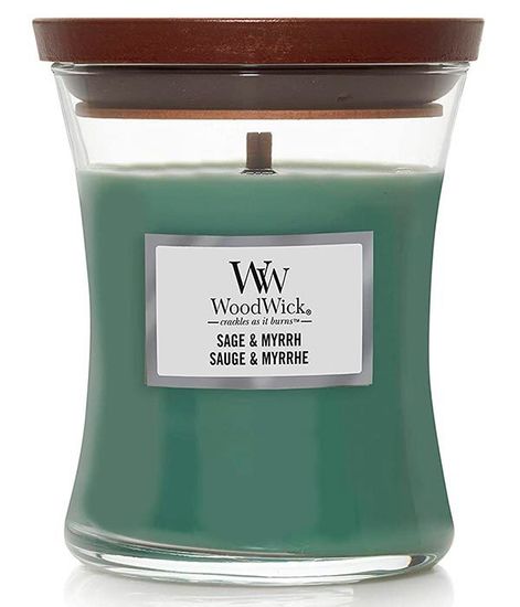 Шалфей и мирт, ароматическая свеча, WoodWick