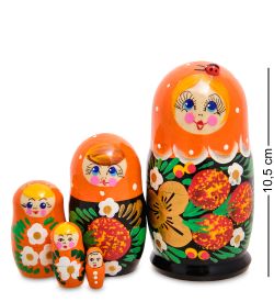 Народные промыслы МР-27/20-F Матрешка 5м «Настюша» мал.